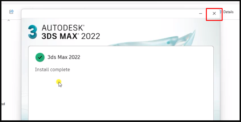cài đặt 3DS Max 2022