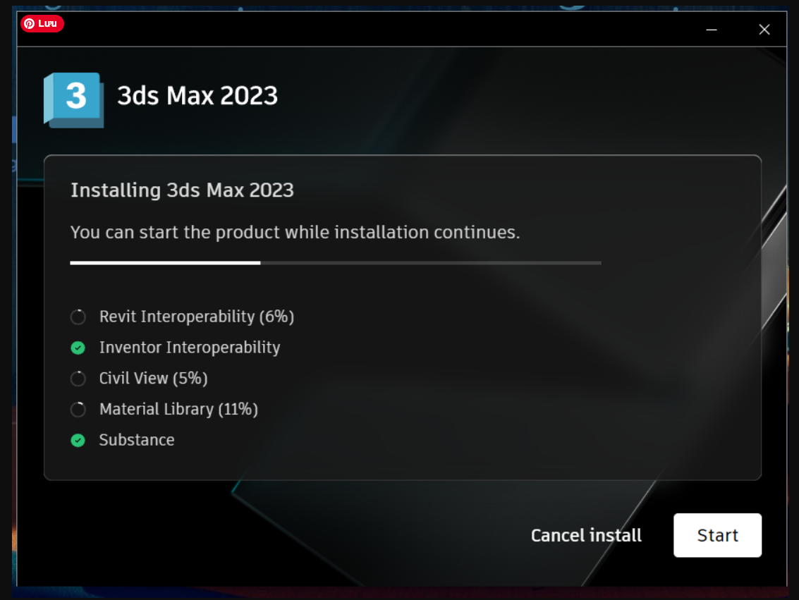 Cài đặt 3DS MAX 2023