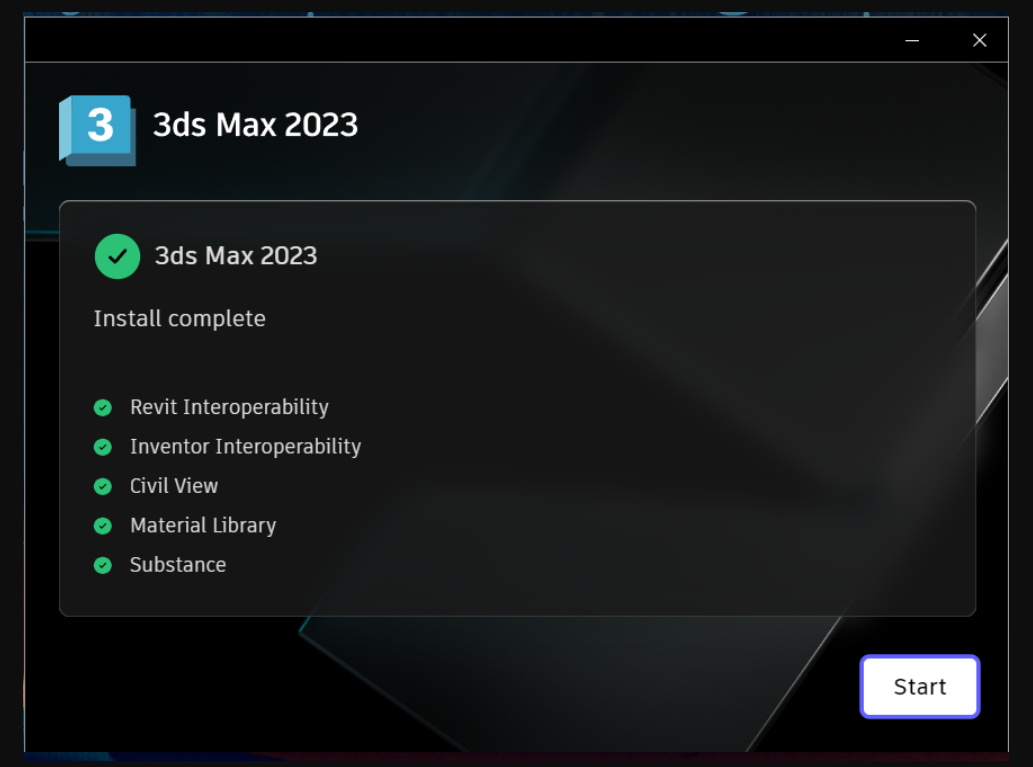 Cài đặt 3DS MAX 2023