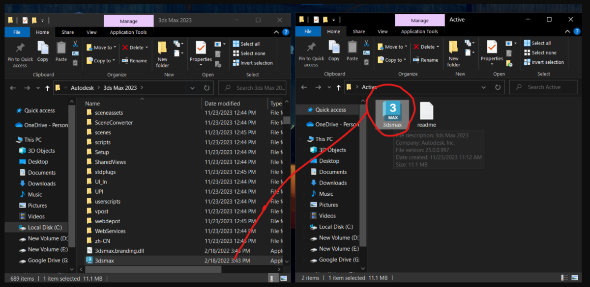 Kích hoạt3DS MAX 2023