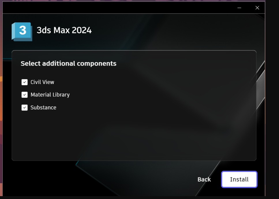 cài đặt 3ds Max 2024