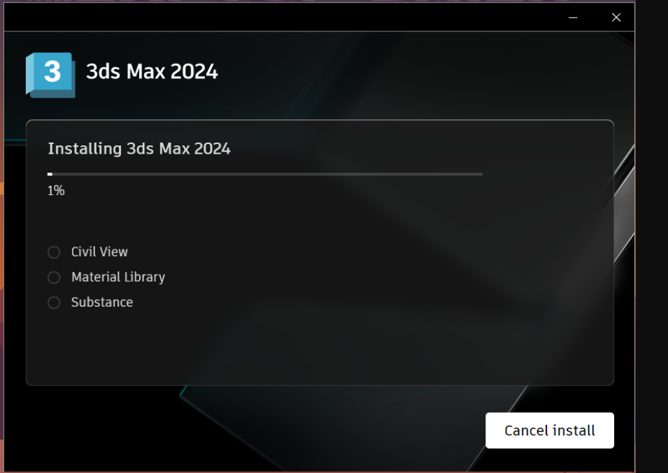 cài đặt 3ds Max 2024