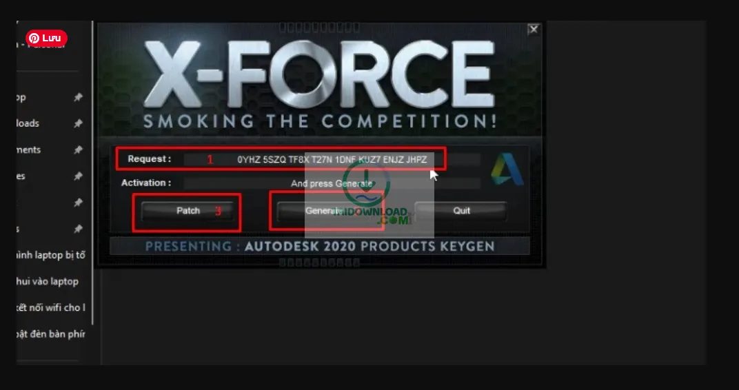 kích hoạt AutoCAD 2020