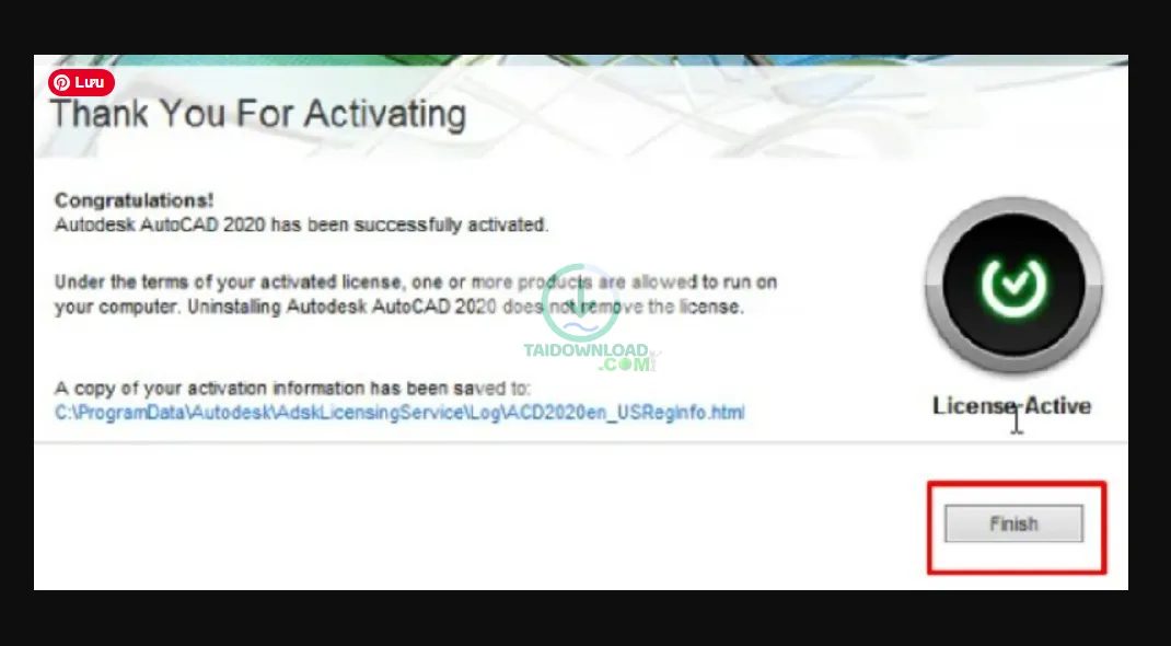 sử dụng AutoCAD 2020
