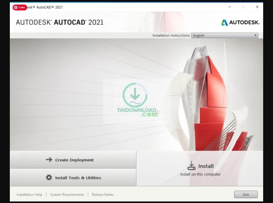 Cài đặt AutoCAD 2021