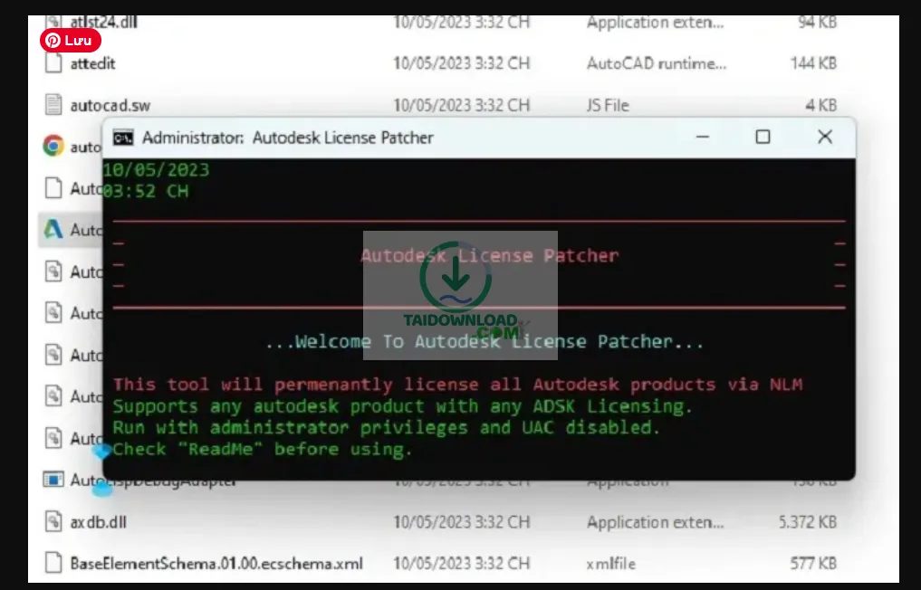kích hoạt AutoCAD 2024
