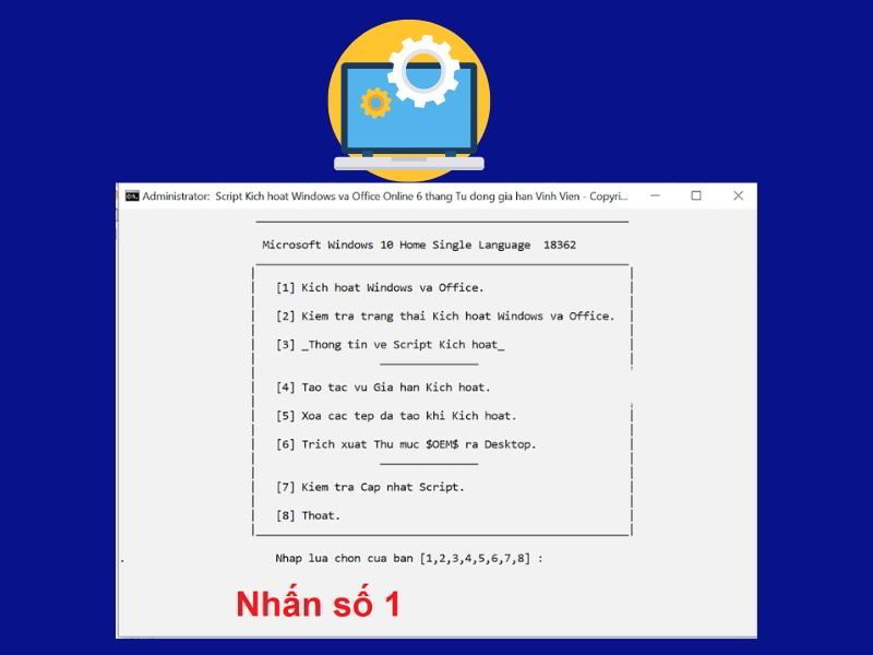 Kích hoạt office 365 bằng Activate AIO Tool V3.1.3