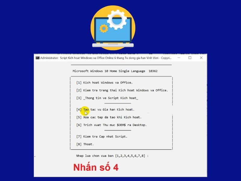 Kích hoạt office 365 bằng Activate AIO Tool V3.1.3
