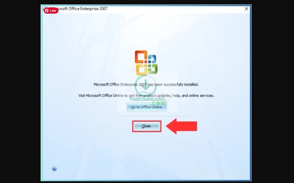 cài đặt Office 2007