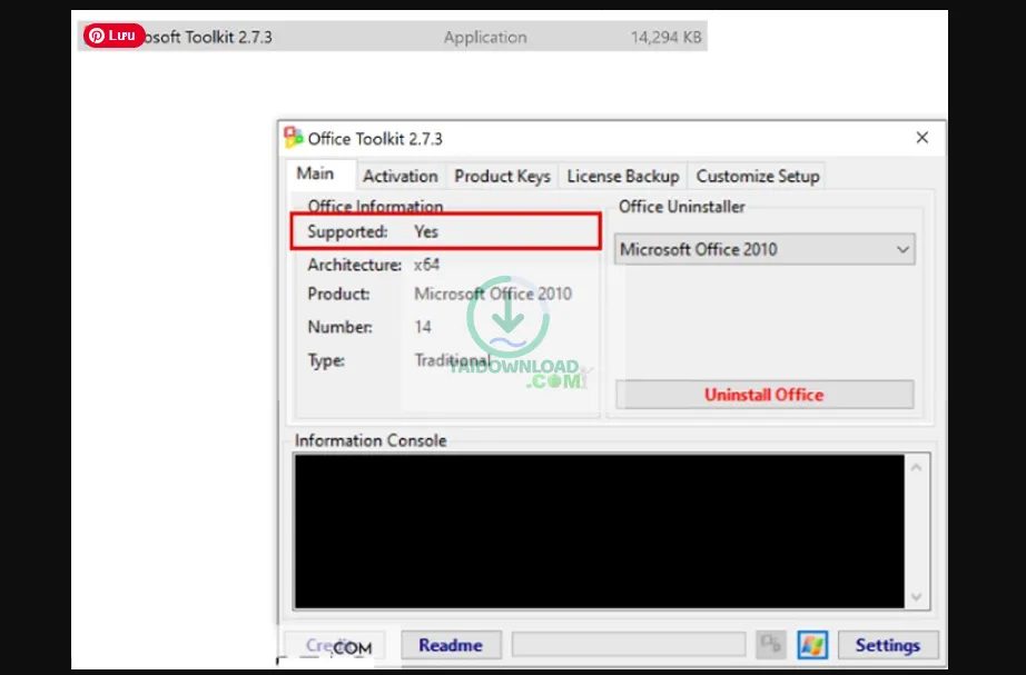 Kích hoạt Office 2010