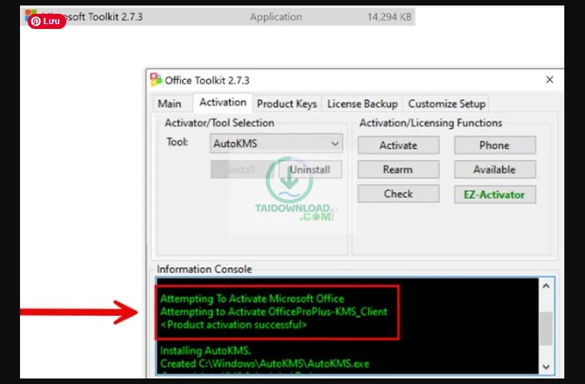 Kích hoạt Office 2010