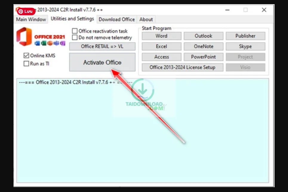 kích hoạt Office 2024 Full