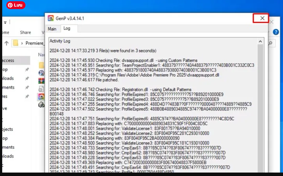 kích hoạt phần mềm Premiere Pro 2025