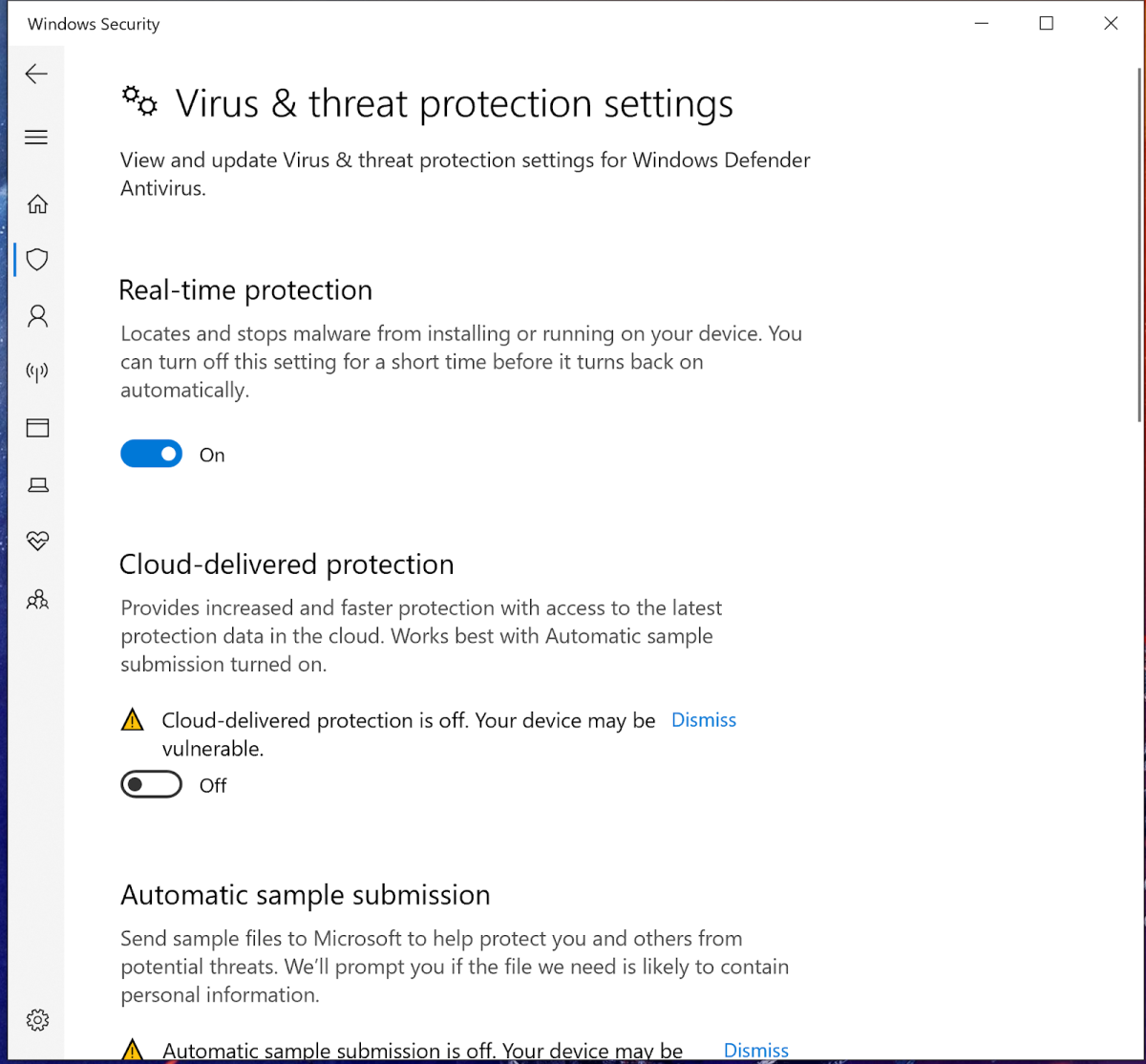 Tắt diệt virus trước khi Cài Đặt Revit 2025