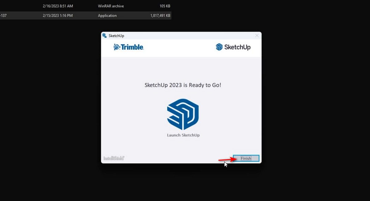 cài đặt SketchUp 2023