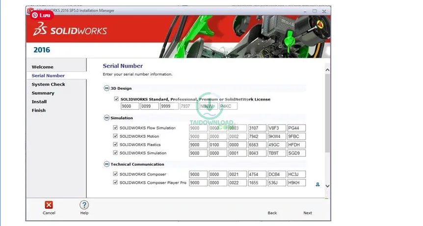 Các bước cài đặt SolidWorks 2016 thành công 100% (hình 4) Các bước cài đặt SolidWorks 2016 thành công 100% (hình 4)