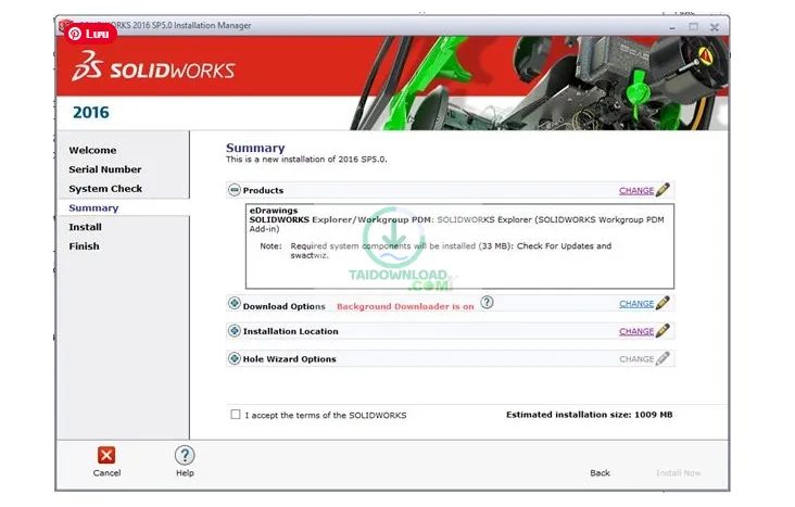 Các bước cài đặt SolidWorks 2016 thành công 100% (hình 7) Các bước cài đặt SolidWorks 2016 thành công 100% (hình 7)