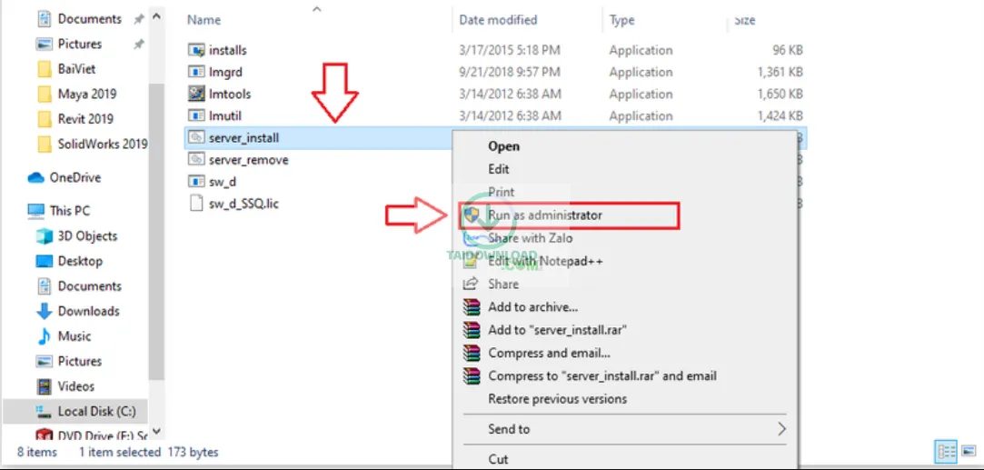 Hướng dẫn cài đặt phần mềm SolidWorks 2019 chi tiết (hình 3) Hướng dẫn cài đặt phần mềm SolidWorks 2019 chi tiết (hình 3)