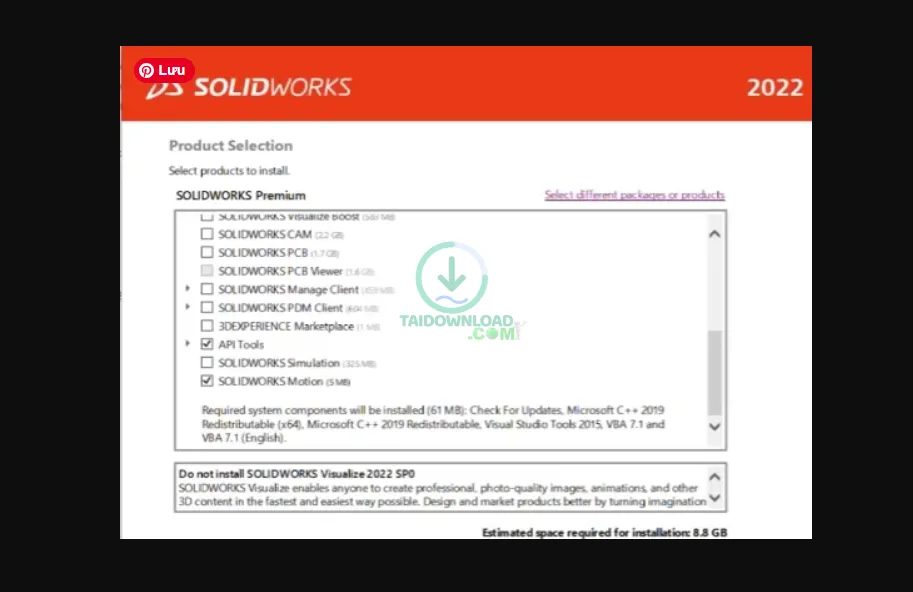 Hướng Dẫn Cài Đặt SolidWorks 2022 Chi Tiết (hình 15) Hướng Dẫn Cài Đặt SolidWorks 2022 Chi Tiết (hình 15)