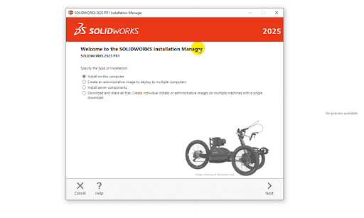 Cài đặt Solidworks 2025