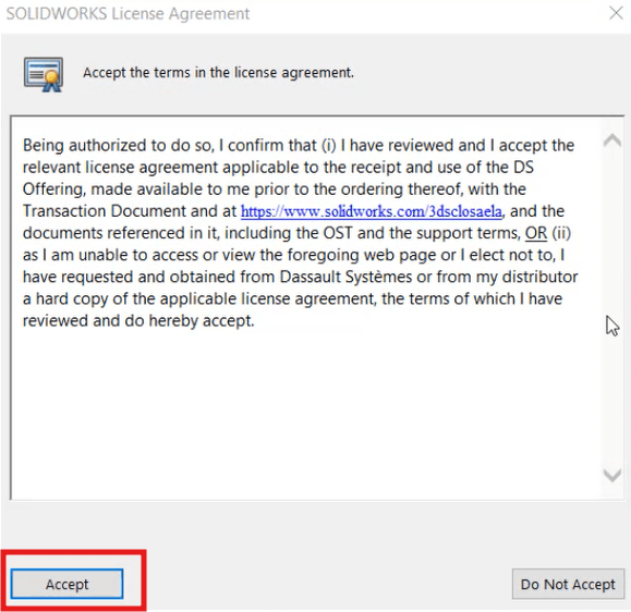 kích hoạt SolidWorks 2025
