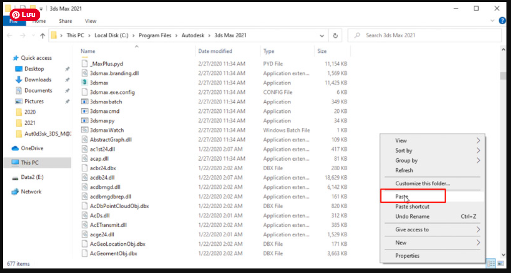 Kích hoạt 3DS Max 2021