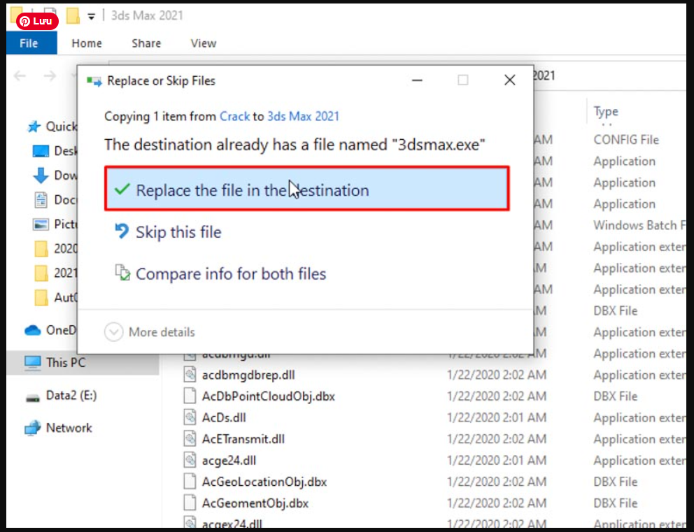Kích hoạt 3DS Max 2021