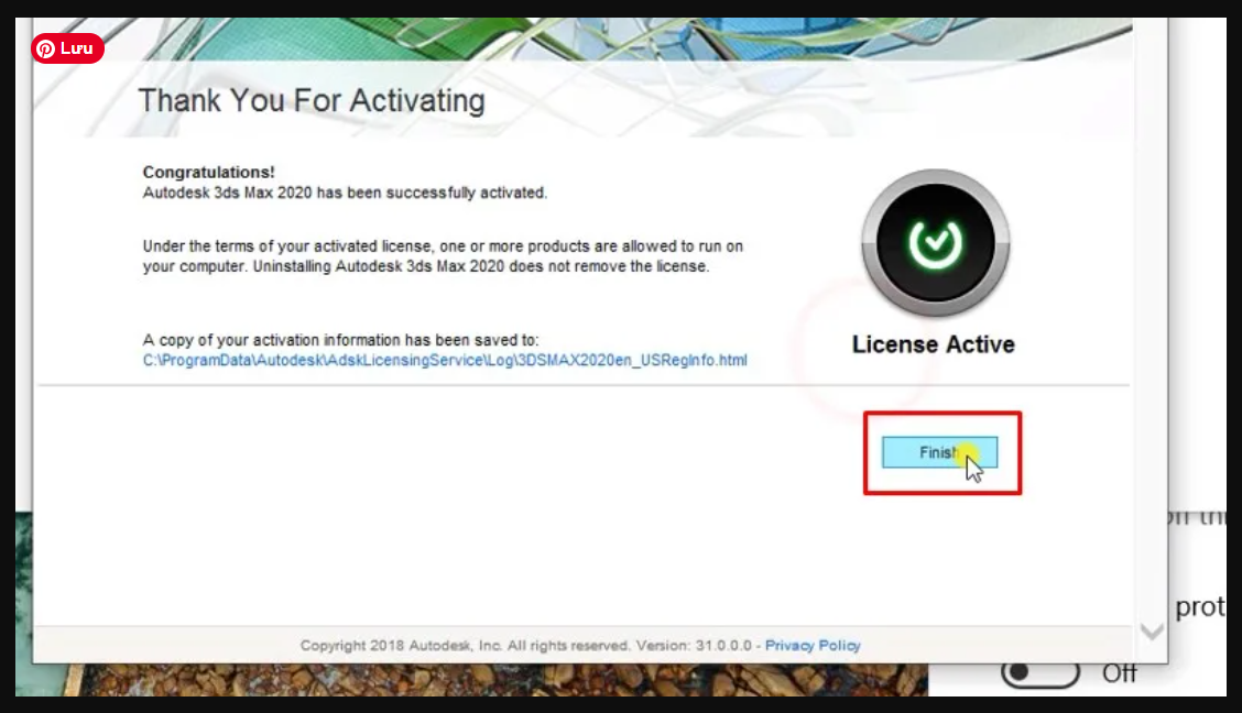 3DS Max 2020 ✔️Hướng Dẫn Tải 3DS Max ✔️Cài Đặt Autodesk 3DS Max 2020 ✔️Cách Kích Hoạt 3DS Max 2020 Từ A-Z - Hình ảnh 25