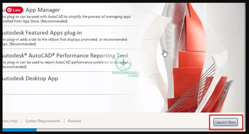 cài đặt AutoCAD 2019