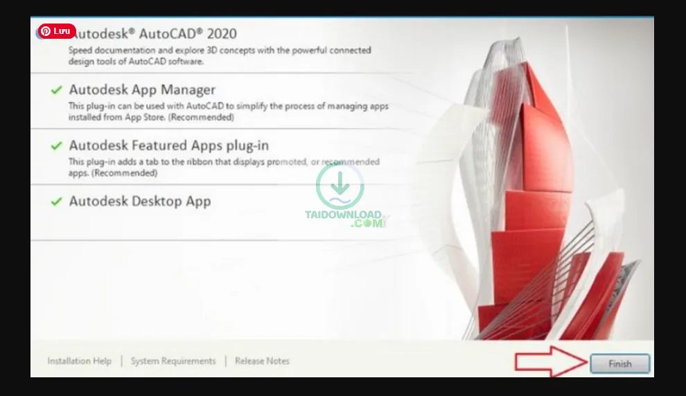 cài đặt AutoCAD 2020