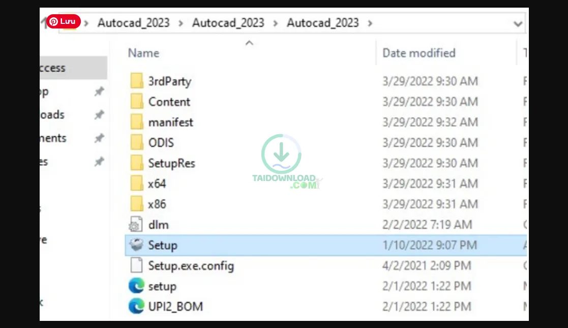 cài đặt AutoCAD 2023