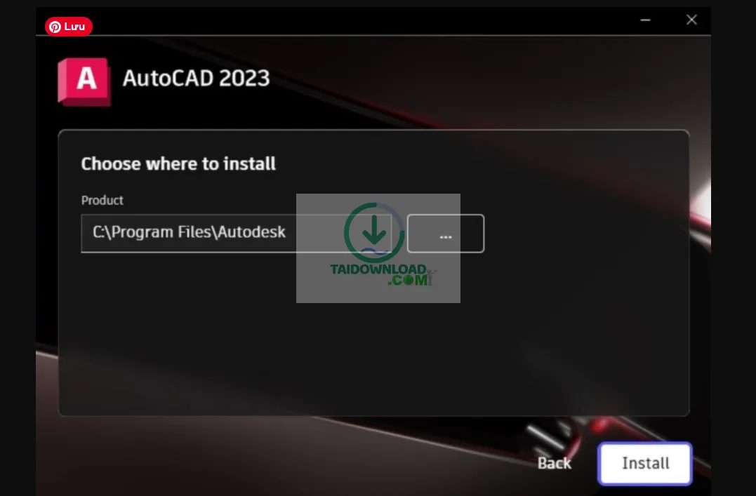 cài đặt AutoCAD 2023