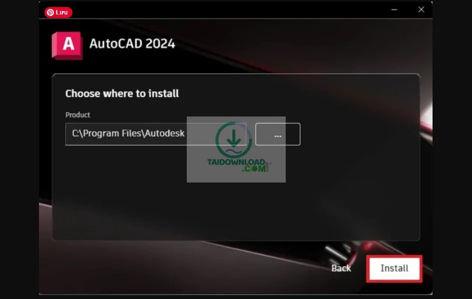 cài đặt phần mềm AutoCAD 2024 Full