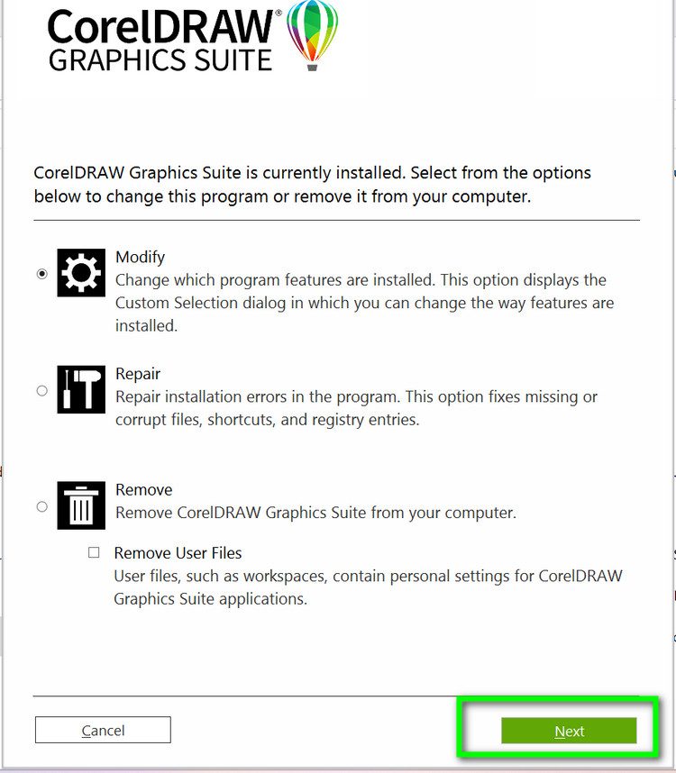 cài đặt CorelDRAW 2025