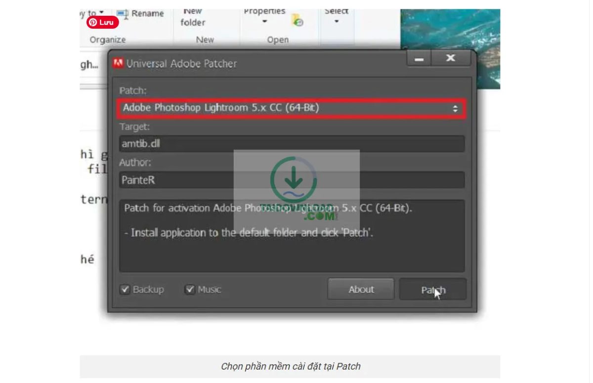 Hướng Dẫn Kích Hoạt Phần Mềm Lightroom CC 2017 (hình 2) Hướng Dẫn Kích Hoạt Phần Mềm Lightroom CC 2017 (hình 2)