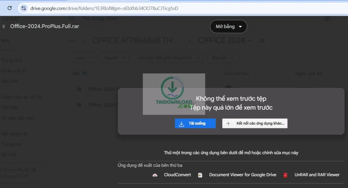 tải Office 2024 Full