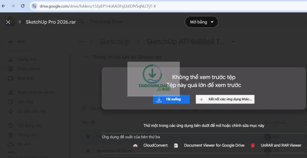 tải SketchUp Pro 2026