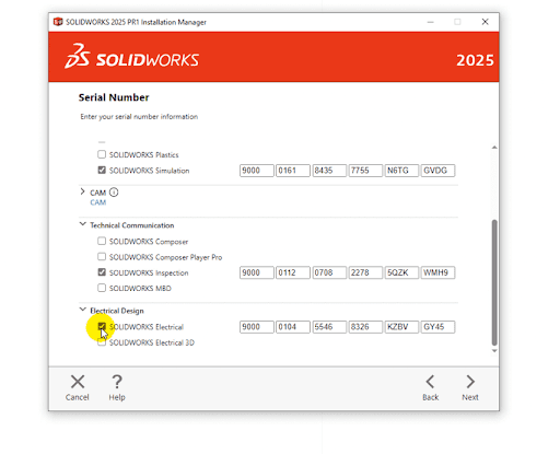 Cài đặt solidworks 2025