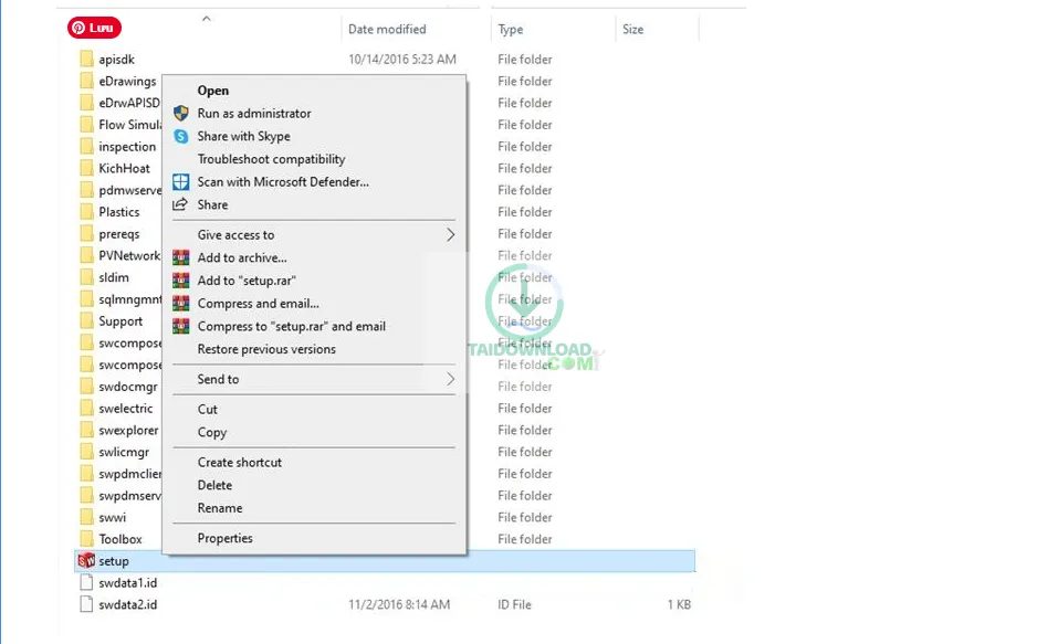 Các bước cài đặt SolidWorks 2016 thành công 100% (hình 2) Các bước cài đặt SolidWorks 2016 thành công 100% (hình 2)