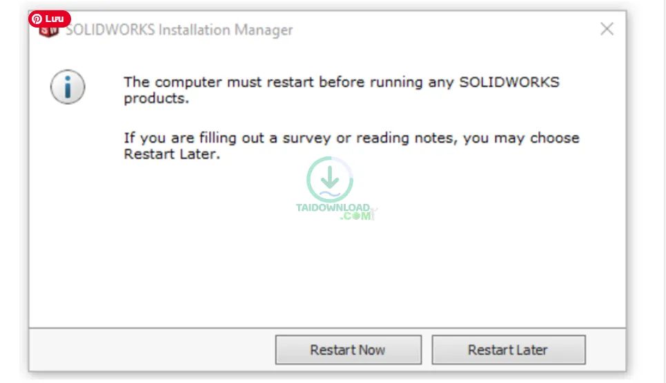 Hướng dẫn cài đặt phần mềm SolidWorks 2019 chi tiết (hình 14) Hướng dẫn cài đặt phần mềm SolidWorks 2019 chi tiết (hình 14)