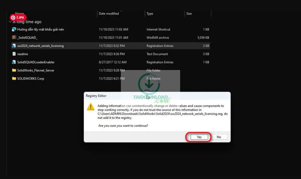 cài đặt solidworks 2024