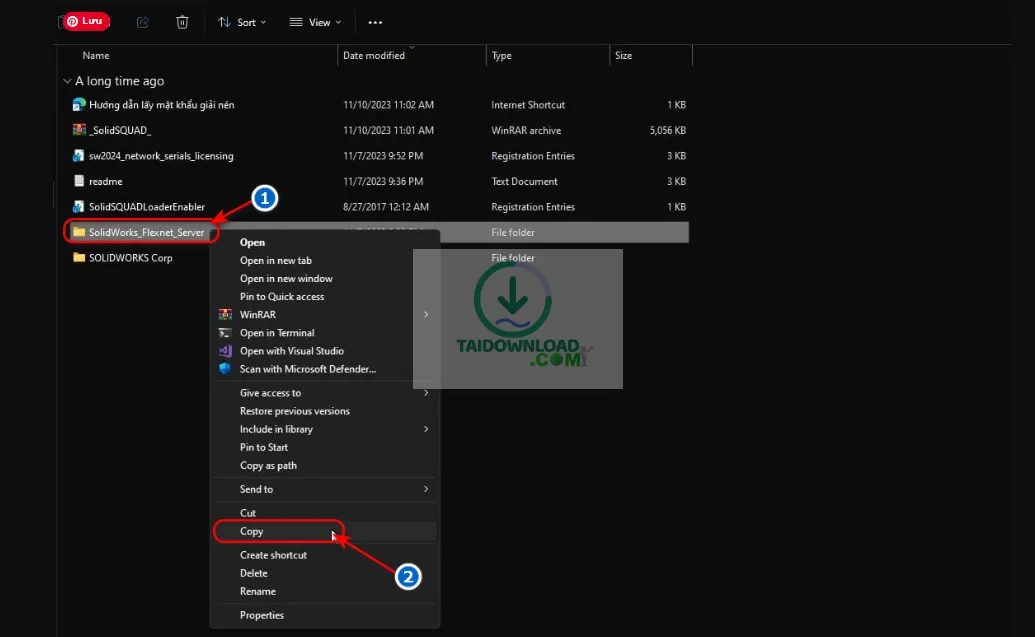cài đặt Solidworks 2024