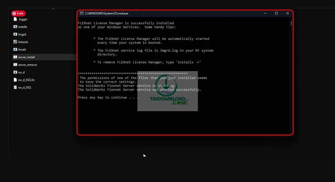 Cài đặt Solidworks 2024