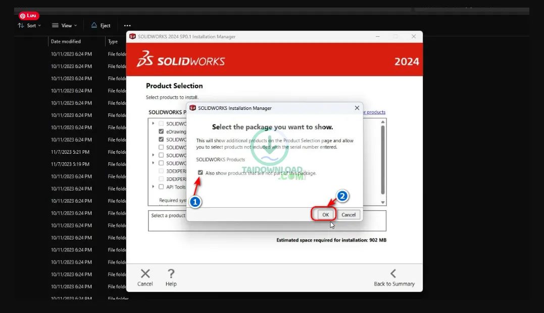 cài đặt Solidworks 2024